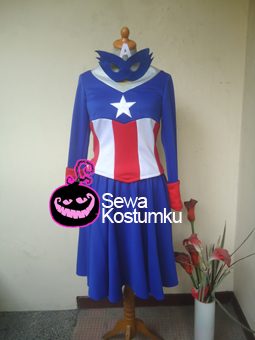 Sewa Kostum Captain America Girl