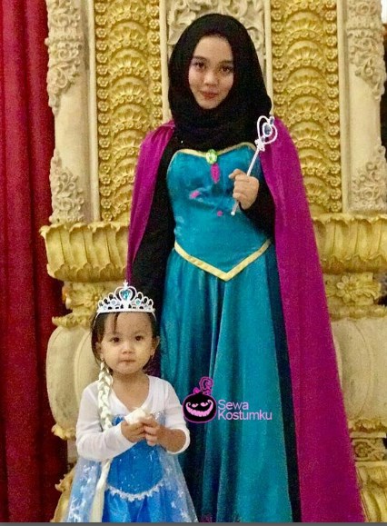 Sewa kostum Princess hijab