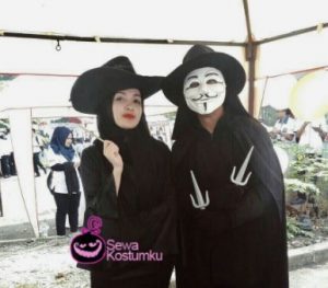 Kostum Halloween Sederhana Penyihir