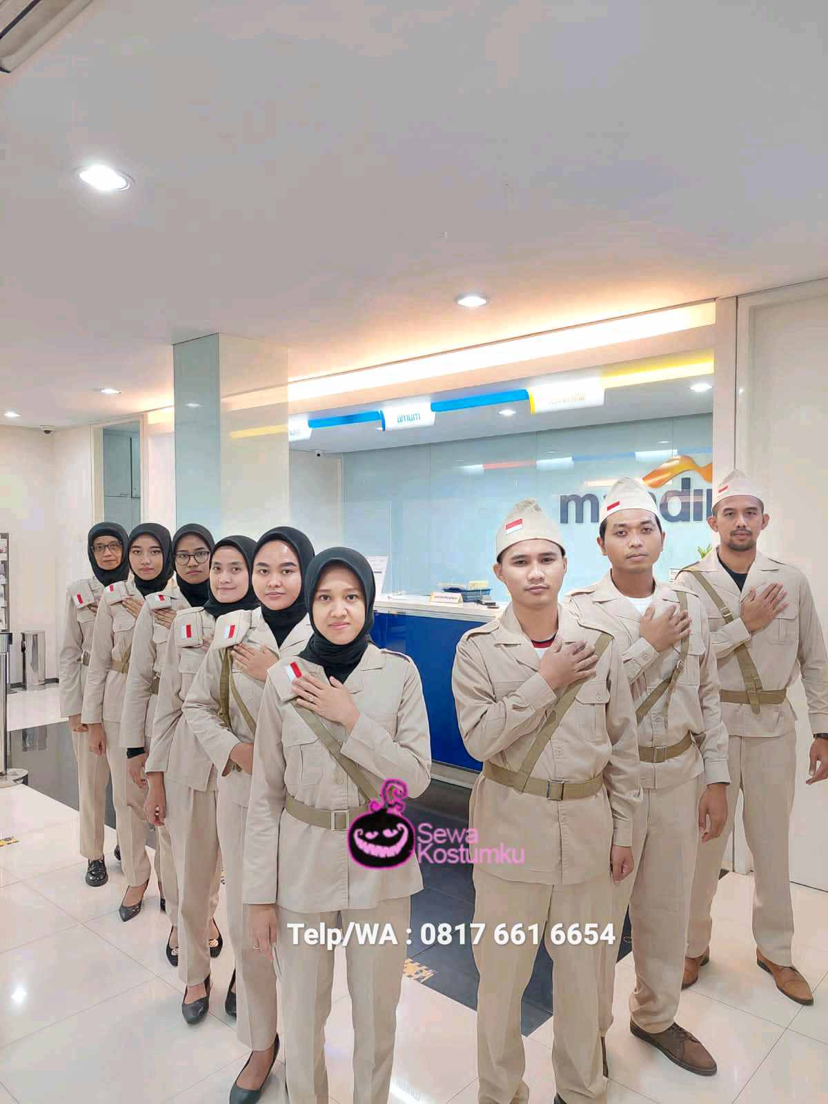 Sewa Kostum Tentara Pejuang di Kalibata Jakarta Selatan