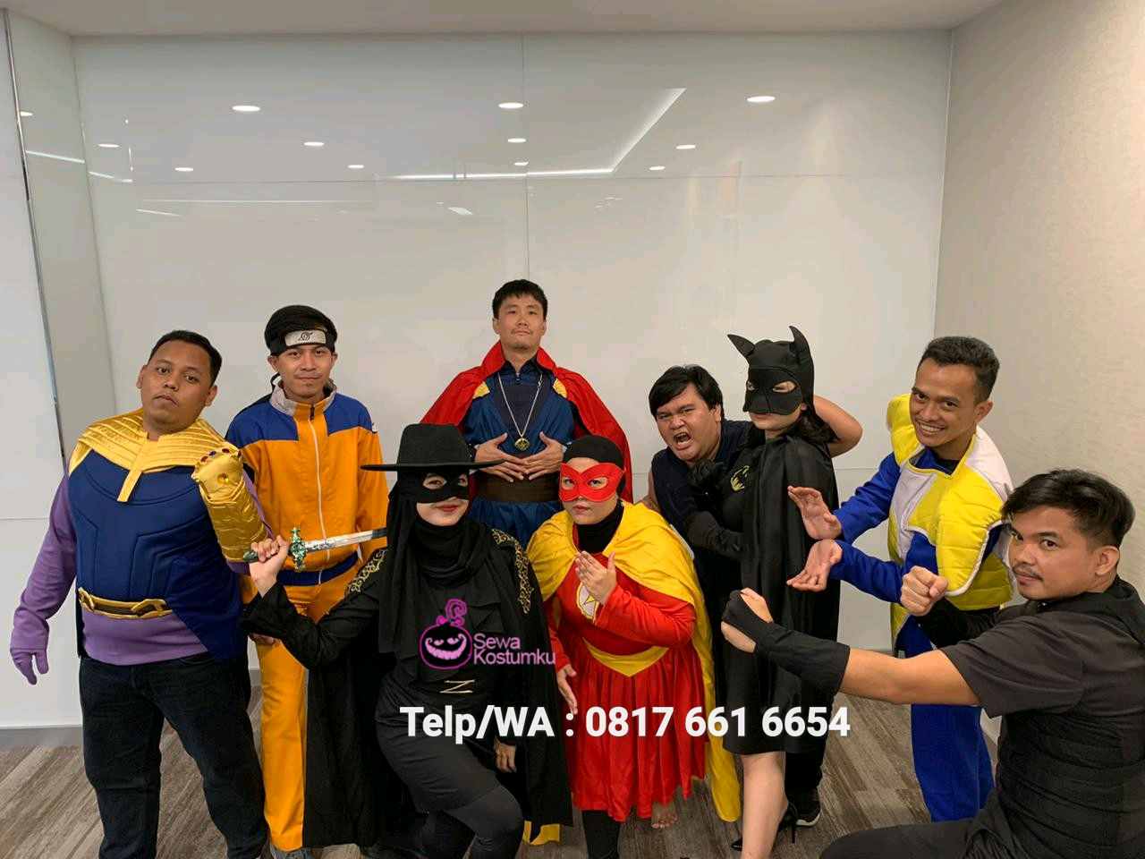 Sewa Kostum Superhero di Sudirman Kebayoran Baru Jakarta