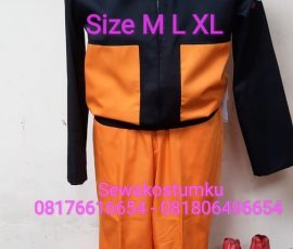 Sewa Kostum Naruto size M L XL dewasa
