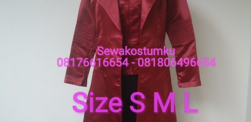 Sewa Kostum Scarlet Avanger size S M L