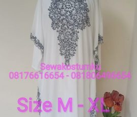 Sewa Kostum Arabian Nigt Putih size M-XL