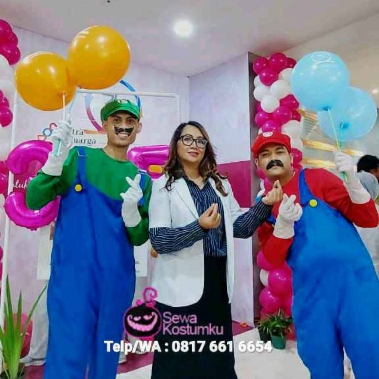Sewa Kostum Mario Luigi terdekat di Menteng Jakarta