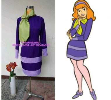 Sewa Kostum Daphne Scooby Doo size M