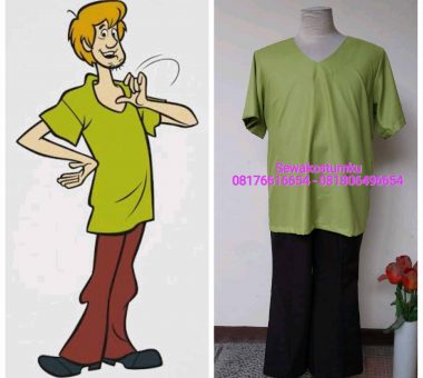 Sewa Kostum Shaggy Scooby-Doo size L