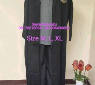 Sewa Kostum Harry Potter Slytherin size M L XL