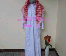 Sewa Kostum Arab Putih size L XL
