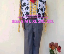 Sewa Kostum Woody Toy Story size S M L XL XXL XXXL