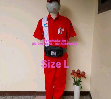 Sewa Kostum Profesi Petugas SPBU size L