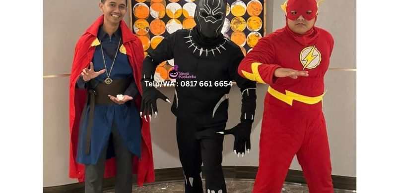 Rental Kostum Superhero terdekat Pondokgede Kota Bekasi