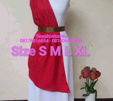 Sewa Kostum Yunani Wanita size S M L XL