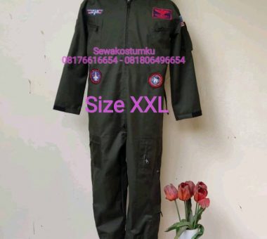 Sewa Kostum Profesi Pilot Penerbang size XXL