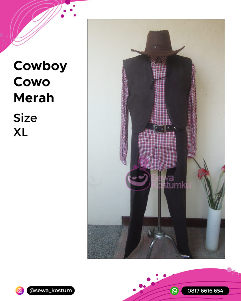 Sewa Kostum Cowboy Pria