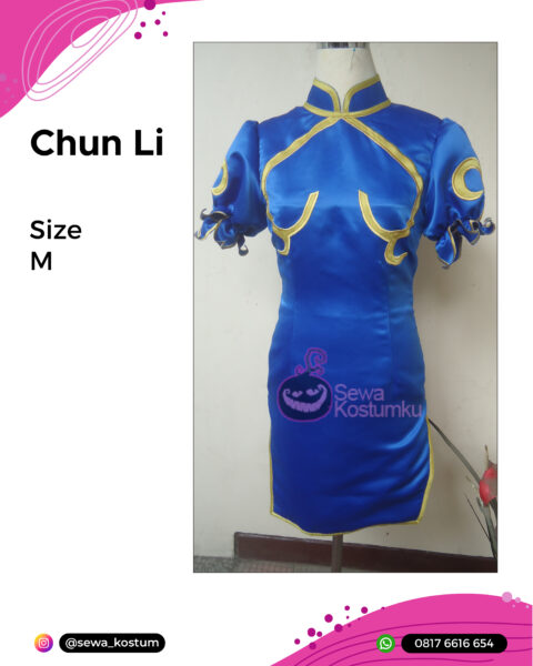 Rental Kostum Chun Li Street Fighter