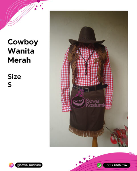 Rental Kostum Cowboy Wannita size S