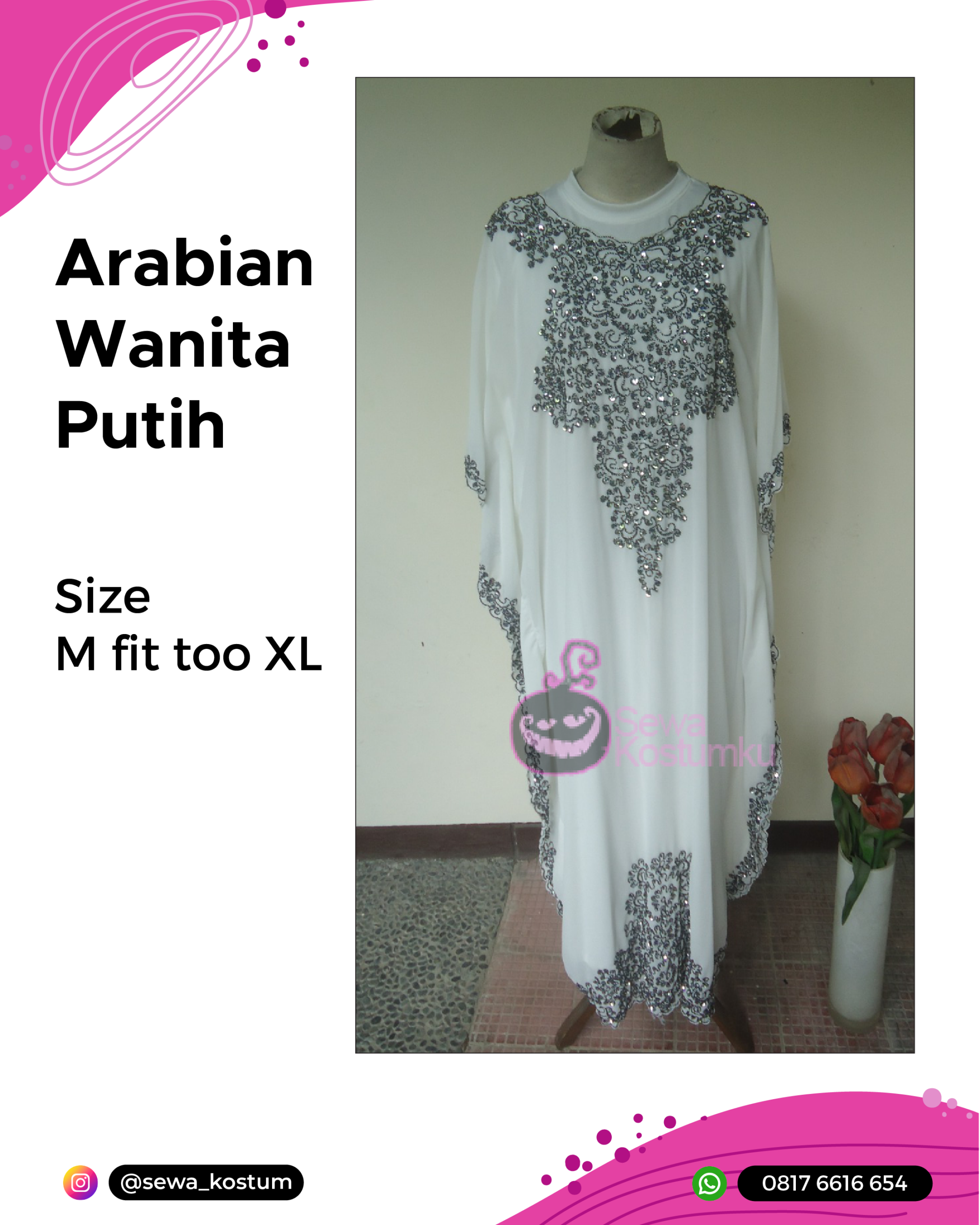 Rental Kostum Arabian Night