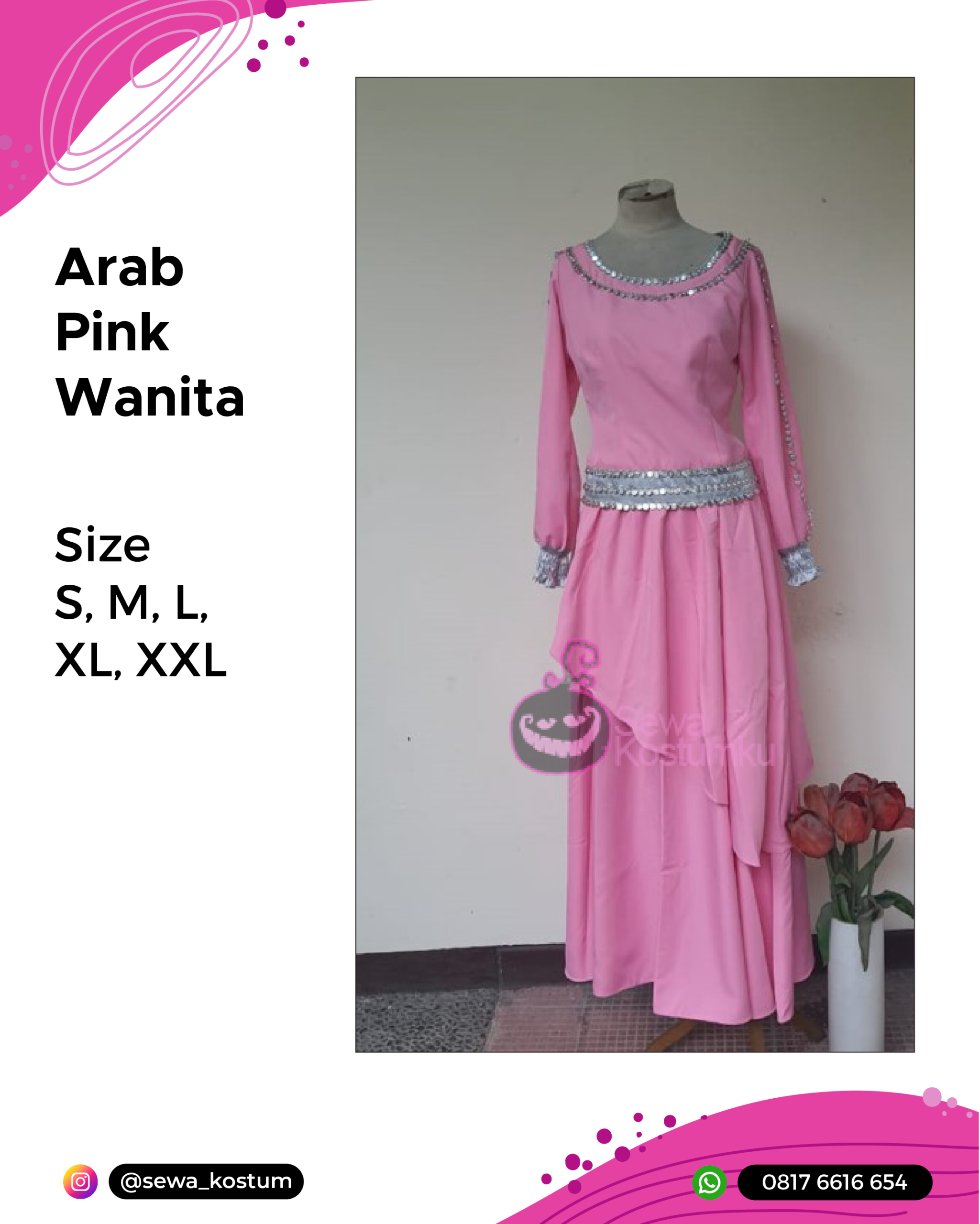 Rental Kostum Arabian Night