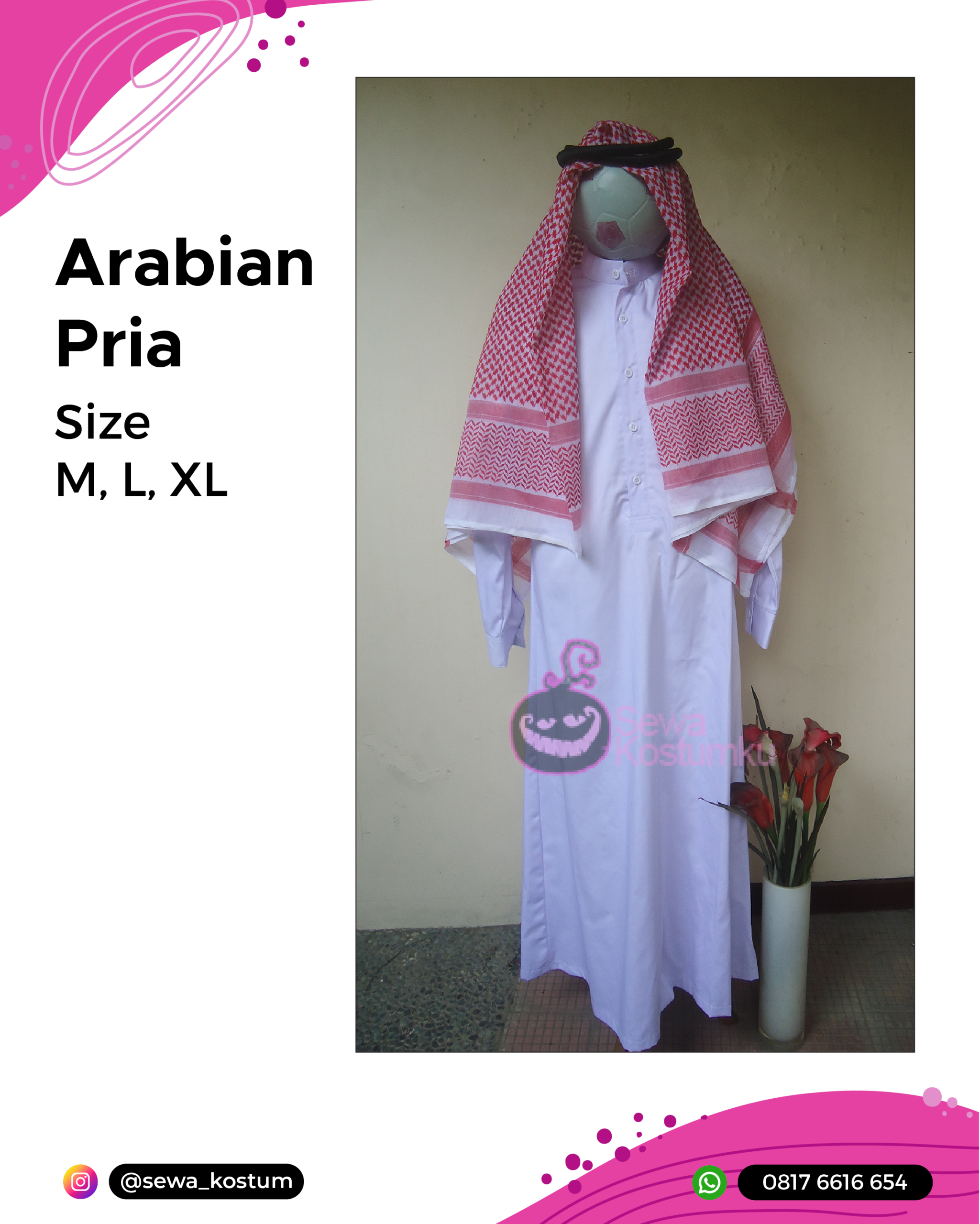 Rental Kostum Arabian Night