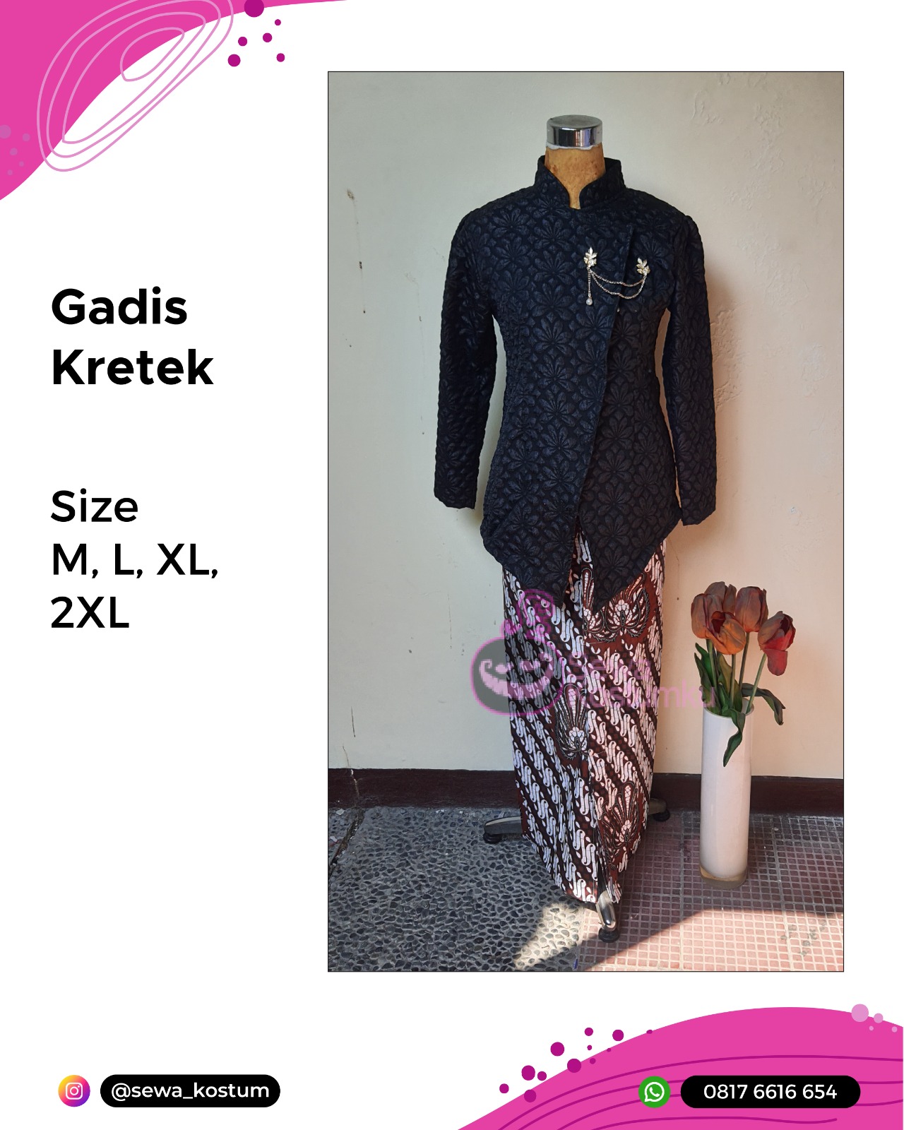 Rental Kostum Cosplay Movie Gadis Kretek