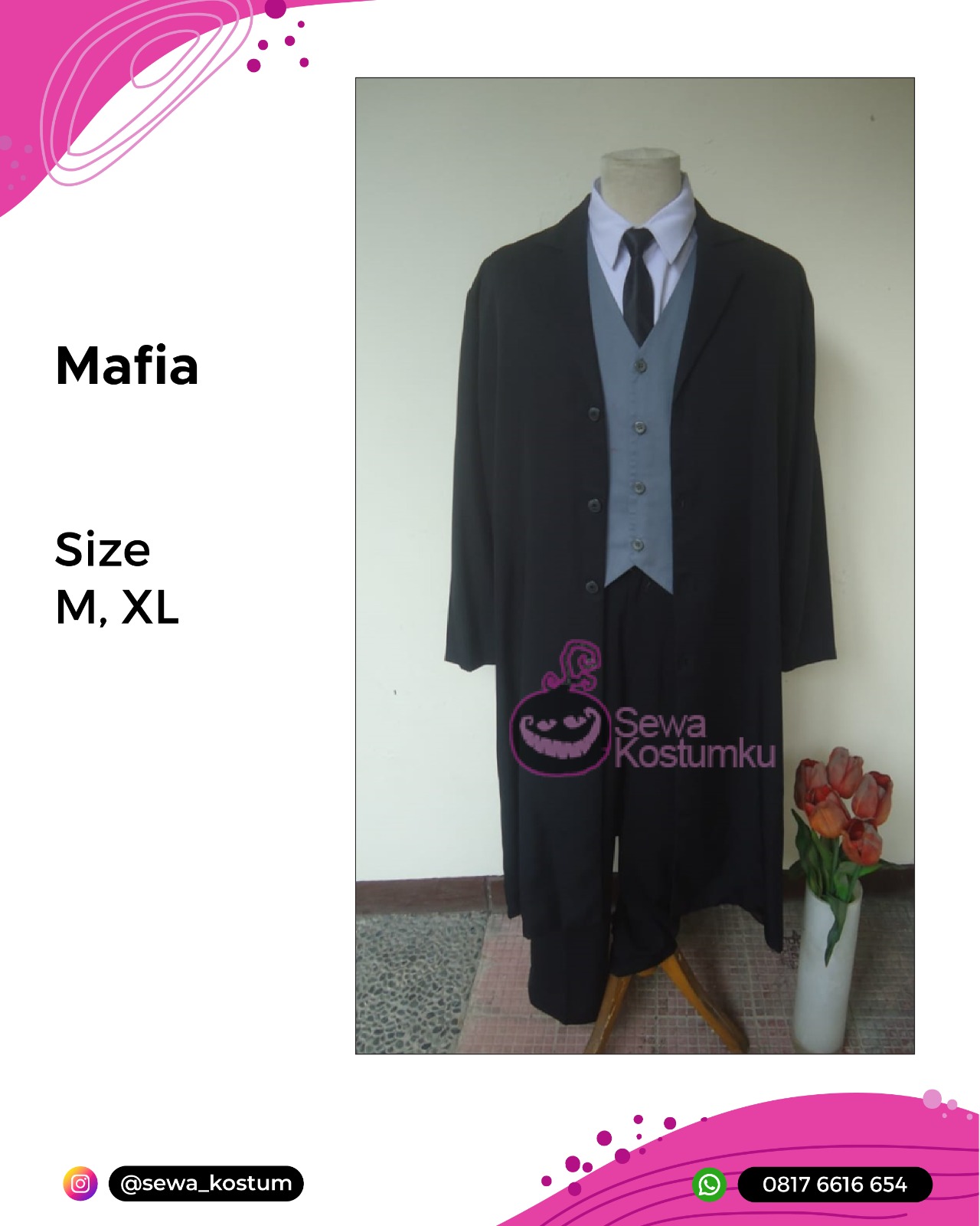 Rental Kostum Cosplay Mafia