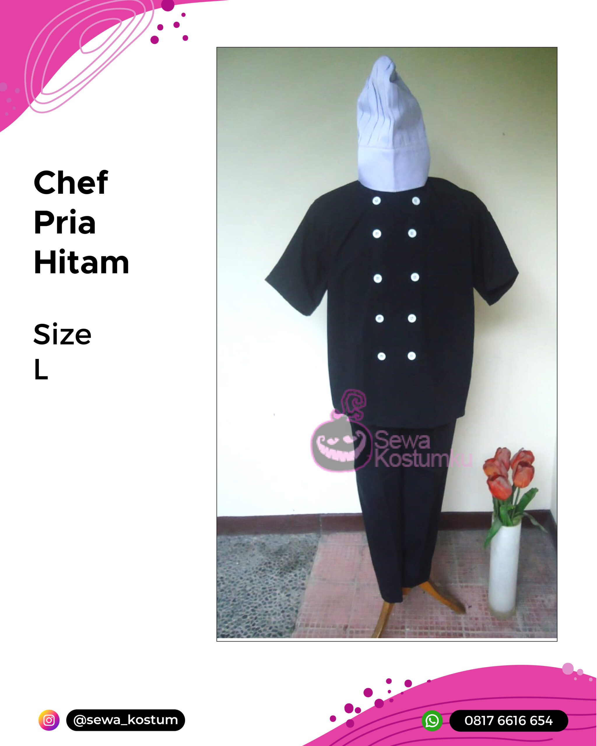 Rental Kostum Profesi Chef