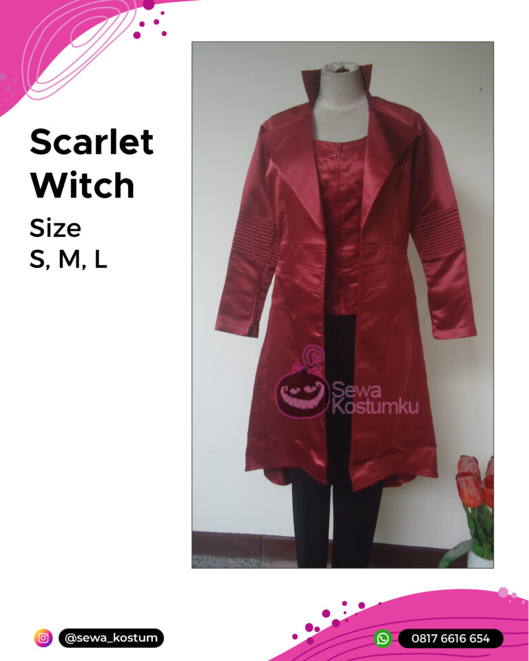 Rental Kostum Superhero Scarlet Witch
