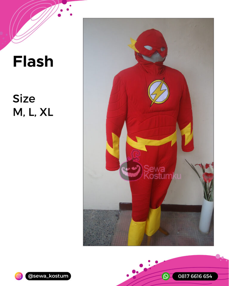 Rental Kostum Superhero The Flash