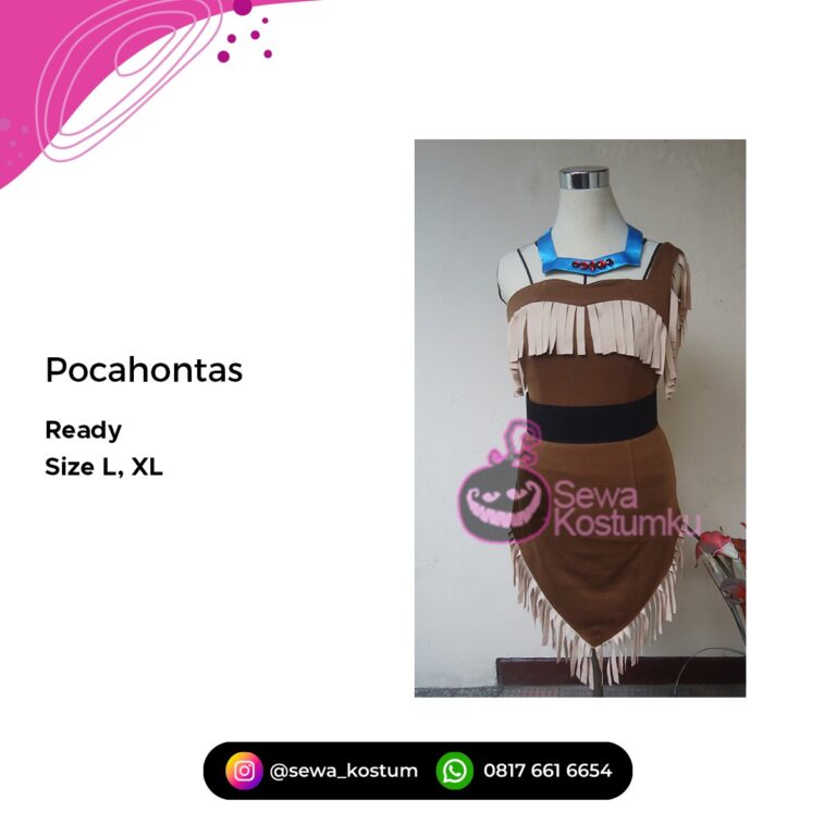Rental Kostum Cosplay Disney Pocahontas
