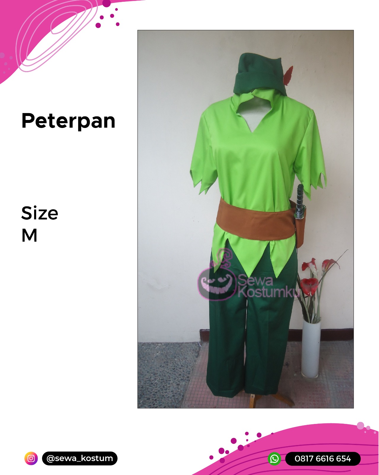 Tempat Sewa Kostum Disney Peter Pan