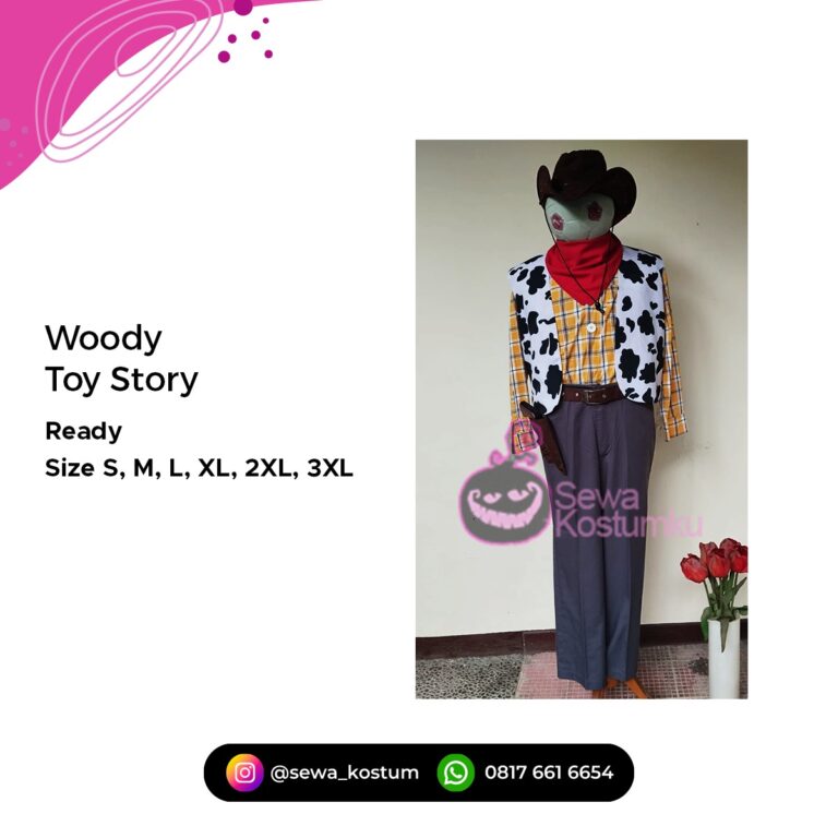 Tempat Sewa Kostum Cosplay Woody Toy Story
