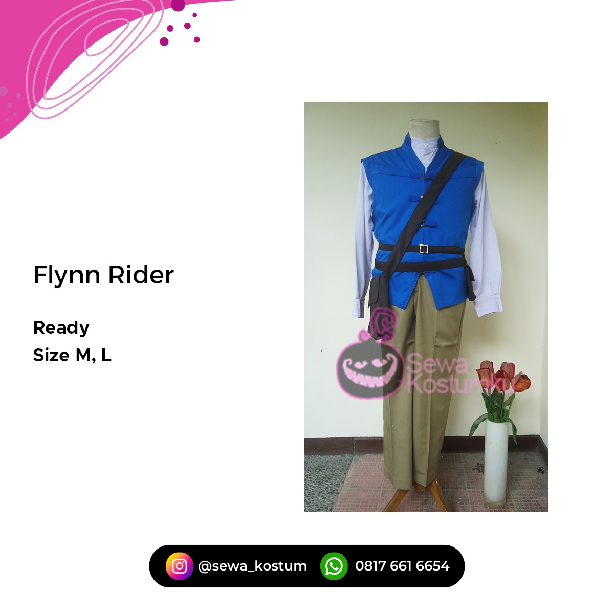 Rental Kostum Flynn Rider