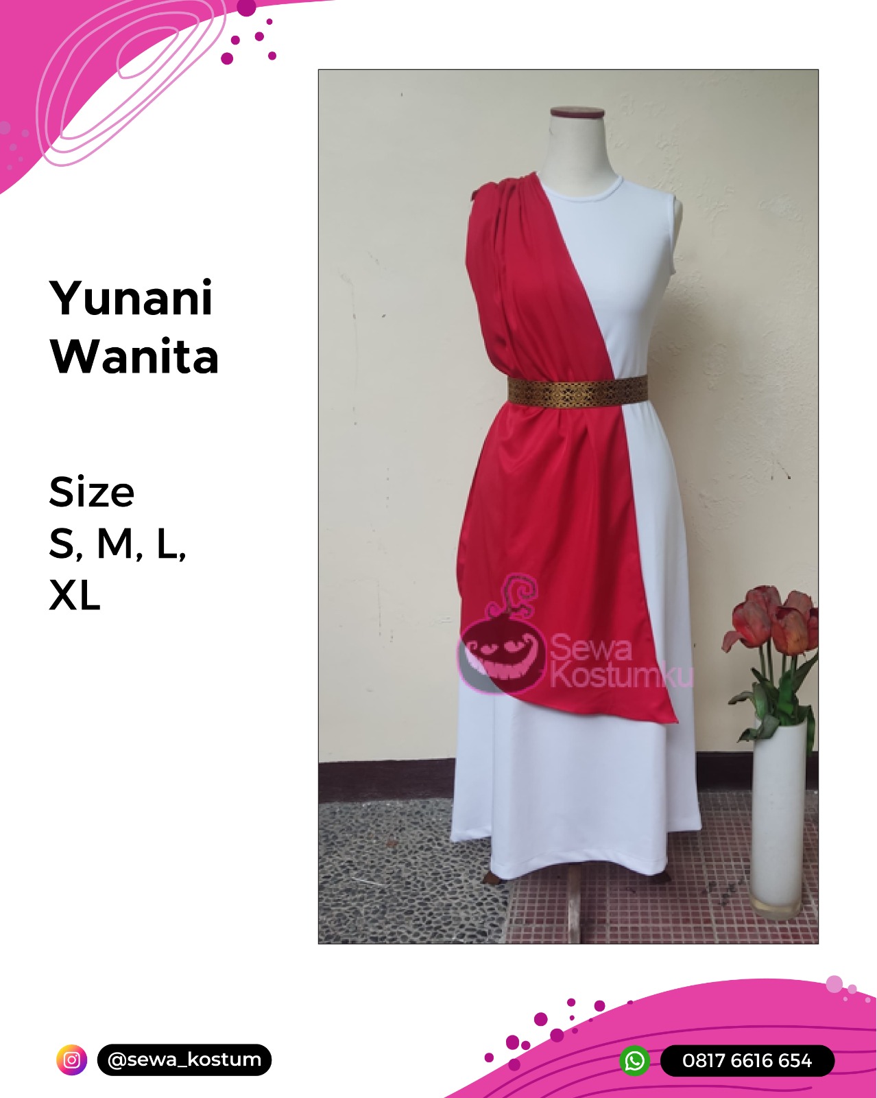 Rental Kostum Negara Yunani