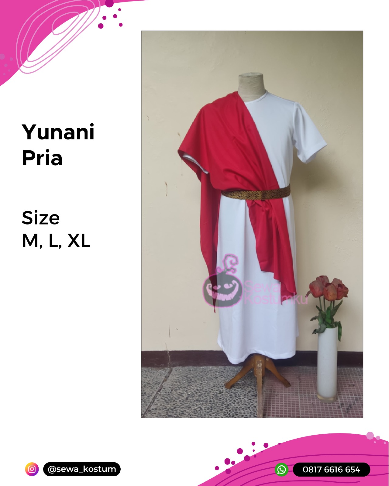 Rental Kostum Negara Yunani