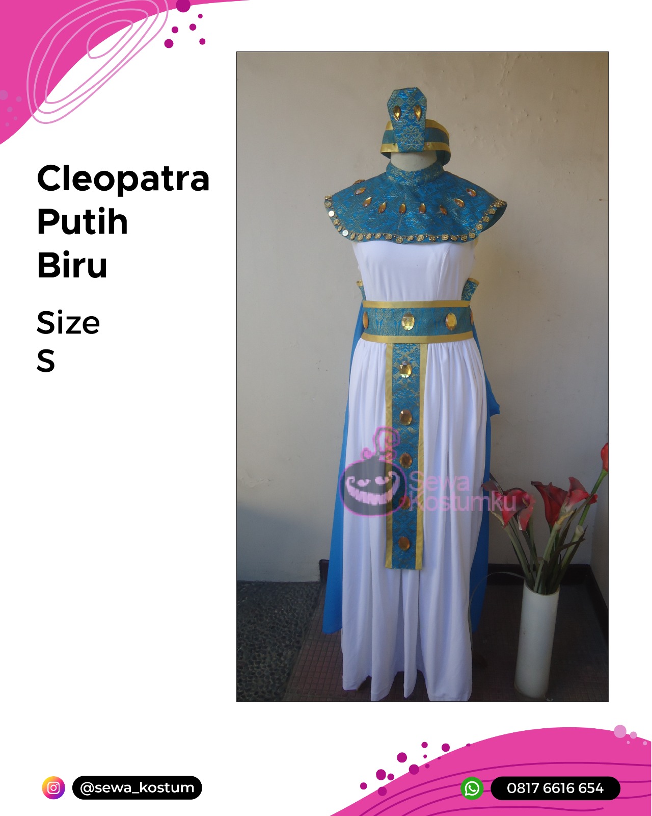 Rental Kostum Cosplay Cleopatra