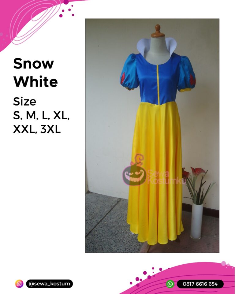 Rental Kostum Cosplay Disney Snow White