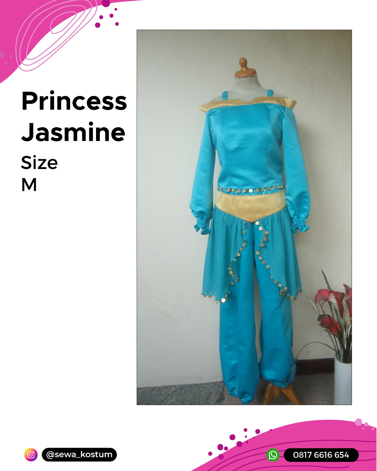 Rental Kostum Cosplay Arabian Night