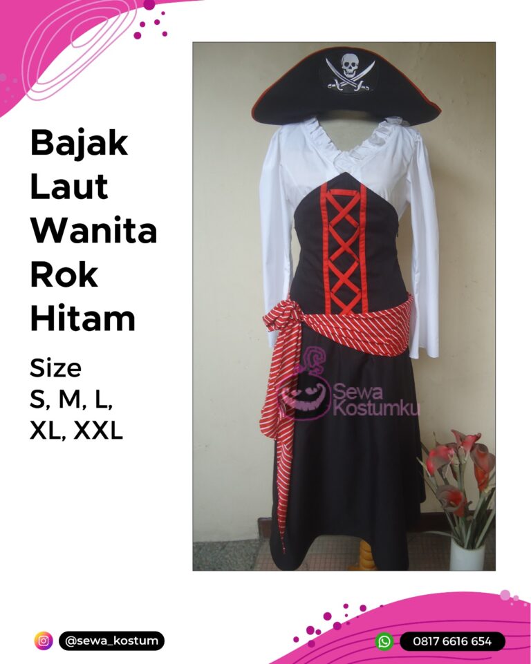 Rental Kostum Cosplay Bajak Laut