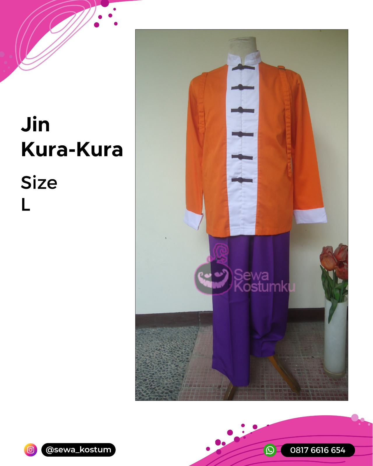 Rental Kostum Cosplay Anime Dragon Ball
