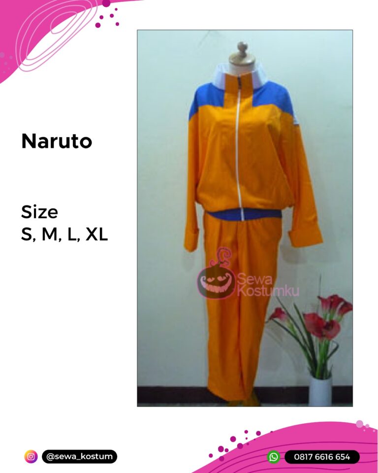 Rental Kostum Cosplay Anime Naruto