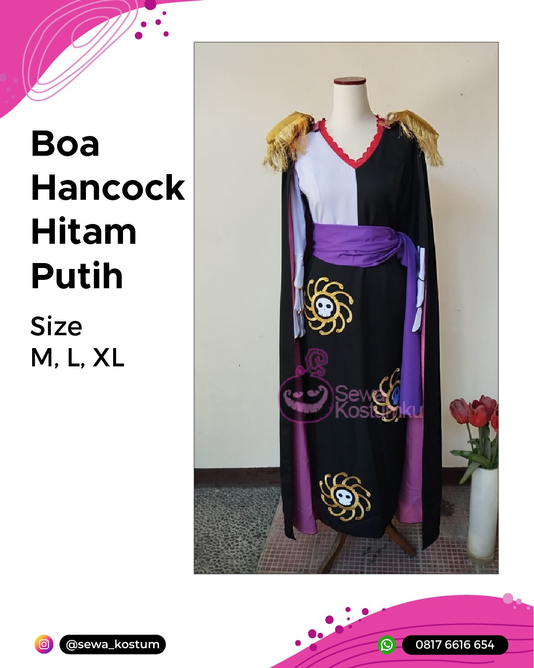 Rental Kostum Boa Hancock One Piece