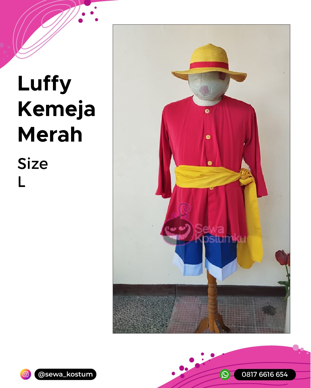 Tempat Sewa Kostum Cosplay One Piece