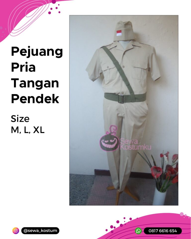 Tempat Sewa Kostum Pejuang Veteran