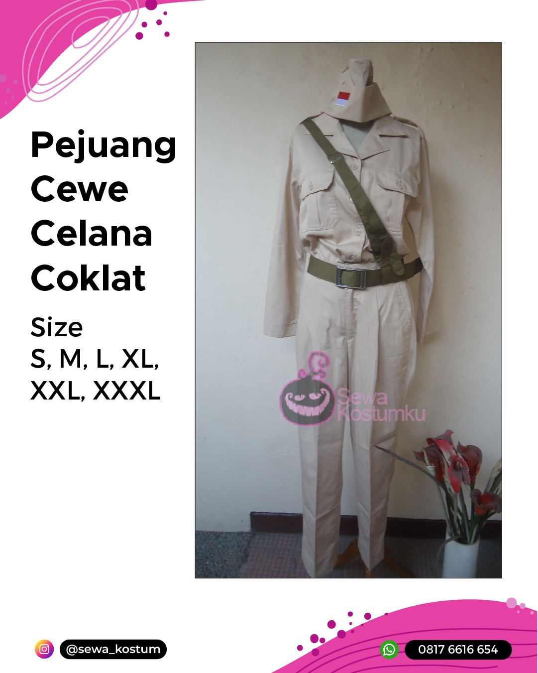 Rental Kostum Pejuang Wanita