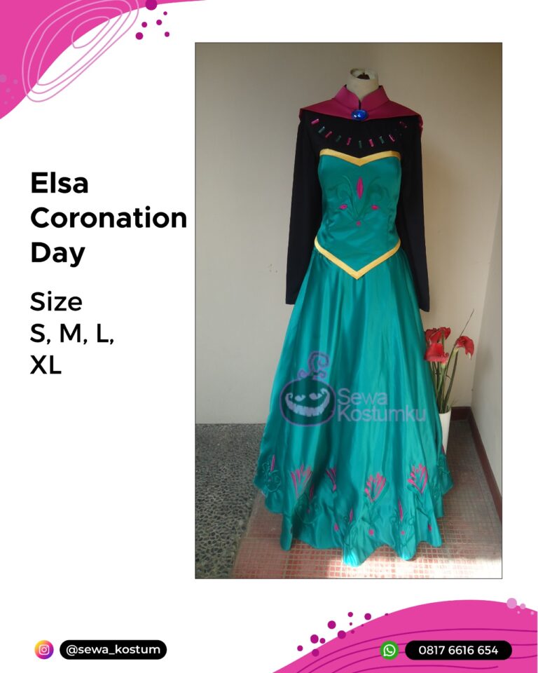 Rental Kostum Disney Elsa Frozen