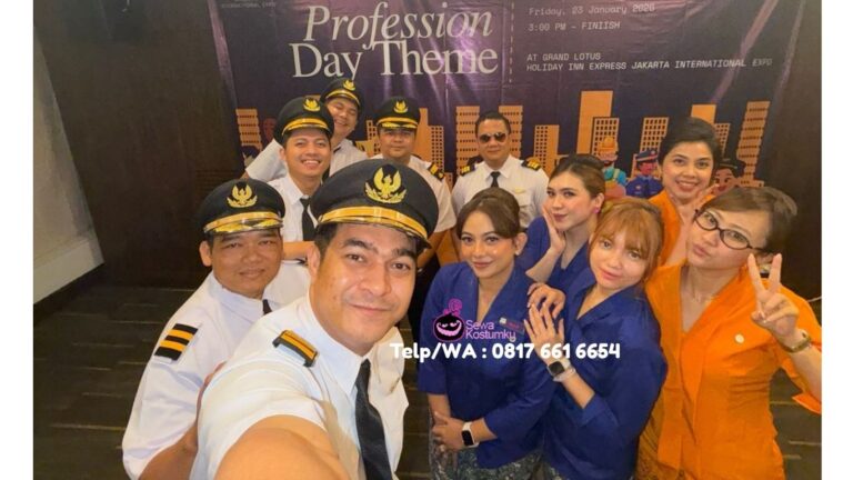 Rental Kostum Profesi Pilot Pramugari Tanah Abang Jakarta Pusat
