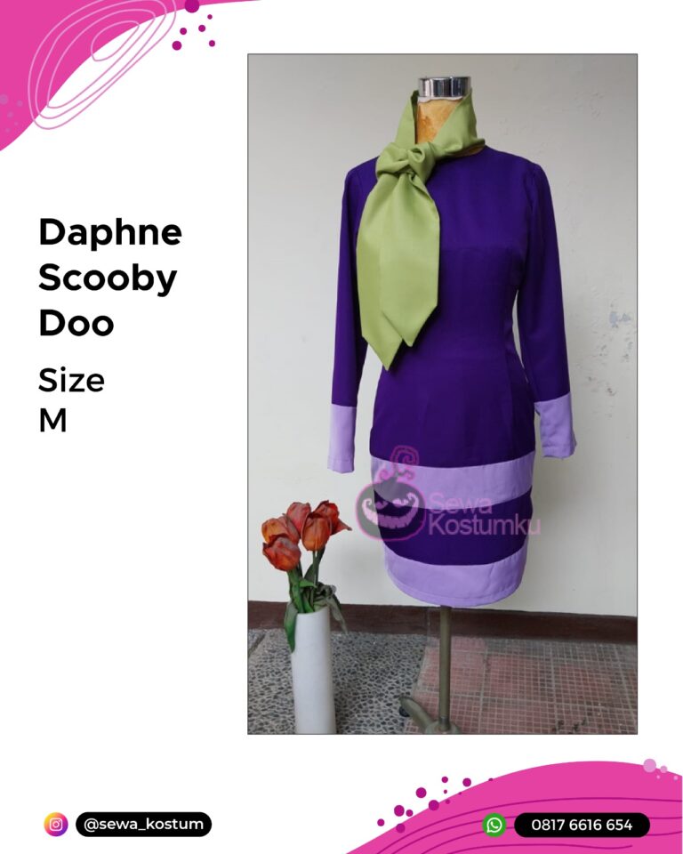Rental Kostum Cosplay Daphne Scooby Doo