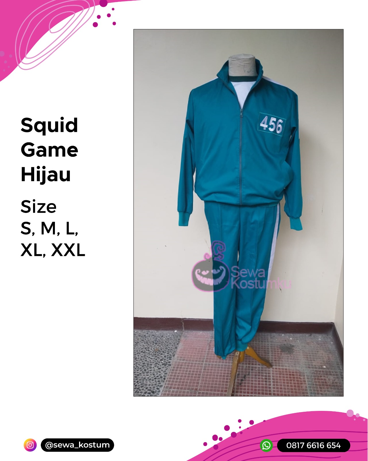 Tempat Sewa Kostum Squid Game