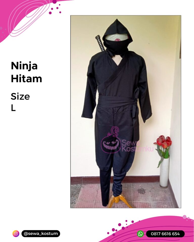 Rental Kostum Cosplay Ninja